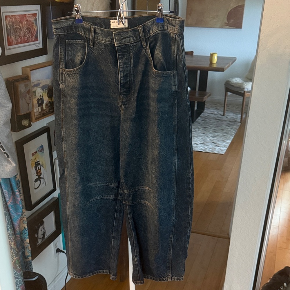 We the Free people Good Luck barrel jeans